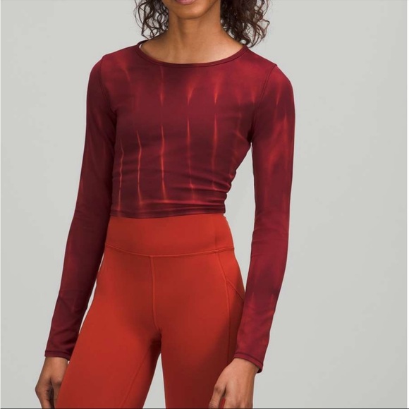 Lululemon❣️Wunder Train Cropped Long Sleeve Shirt - Picture 3 of 6